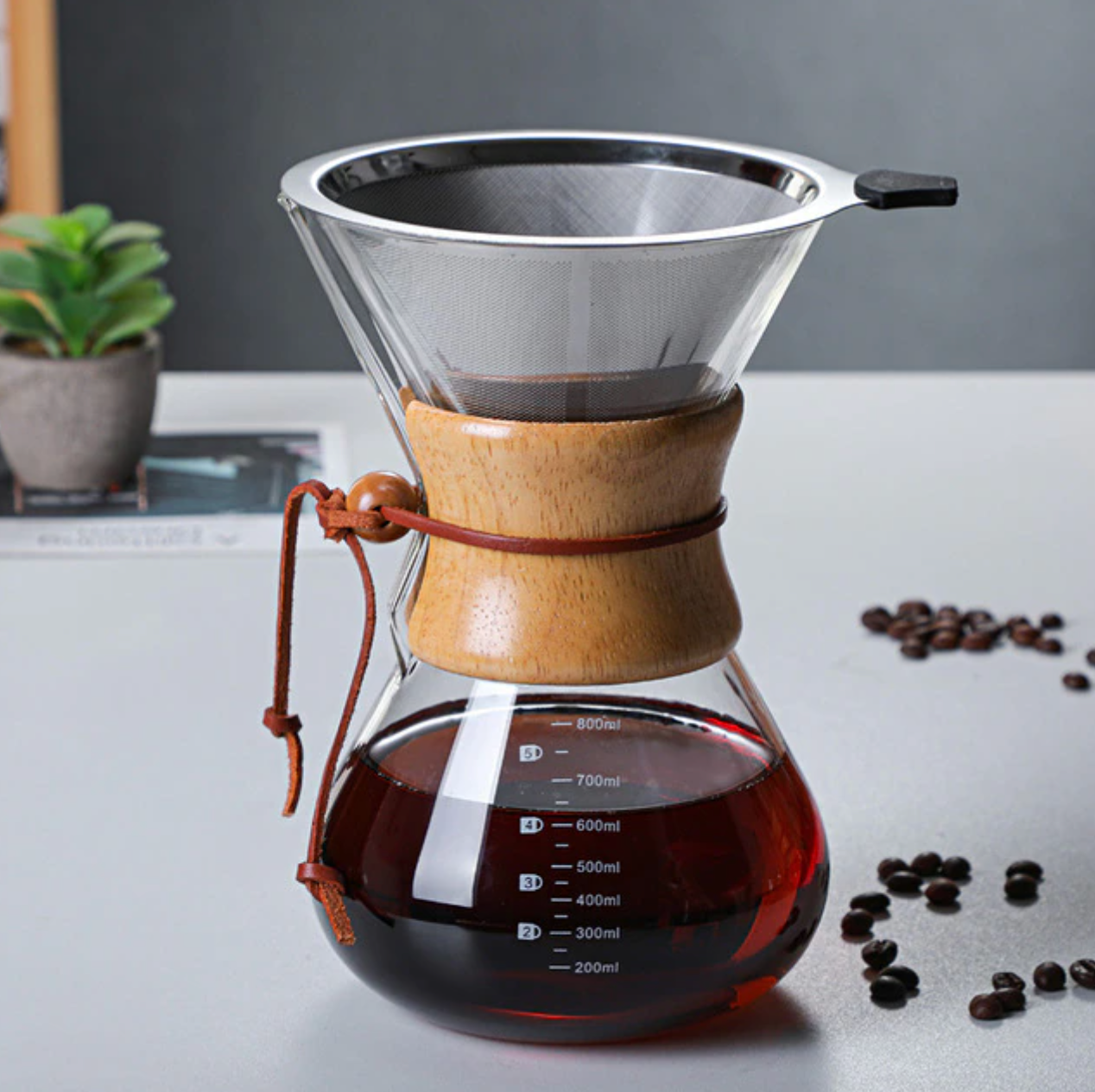 Glass Pour-over Coffee Pot