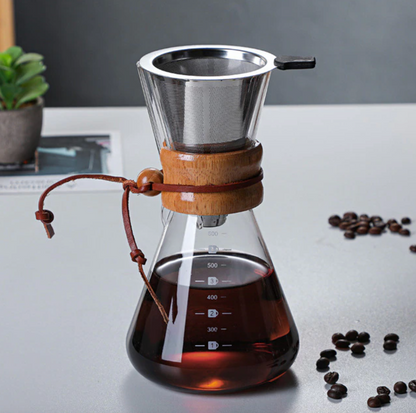 Glass Pour-over Coffee Pot